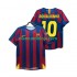 Camisola FC Barcelona RONALDINHO 10 Champions League 2005 Retro Homem Equipamento Primeiro 2006 Manga Curta
